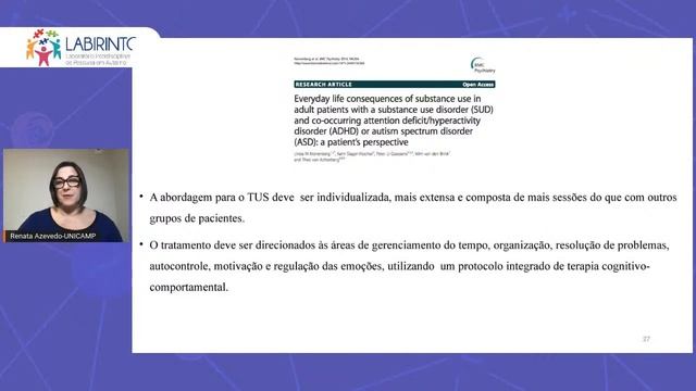 TV LABIRINTO: Uso de substâncias psicoativas em pessoas com TEA смотреть онлайн