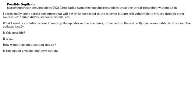 How do I update Symantec Endpoint Protection offline? смотреть онлайн