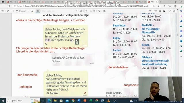 Daf Kompakt A1 NEU , Lektion 5 , Spiel und Spass Kapitel B , Hochschulsport , Seiten 44,45 смотреть онлайн