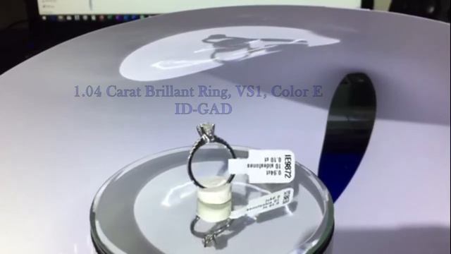 1 04 Carat Brillant VS1 Color E Weissgold Ring GAD смотреть онлайн