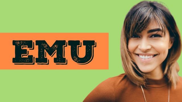 How To Pronounce Emu In English + Emu Meaning