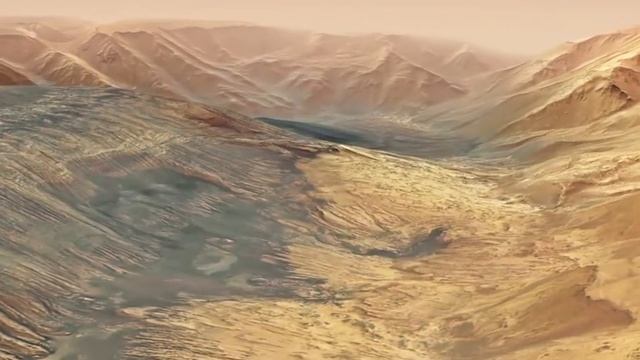 Through the Hebes Chasma Valley on Mars (2005) [720p] смотреть онлайн