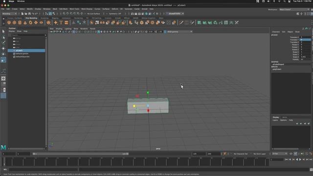 Intro to Maya Part 4 | Channel Box смотреть онлайн