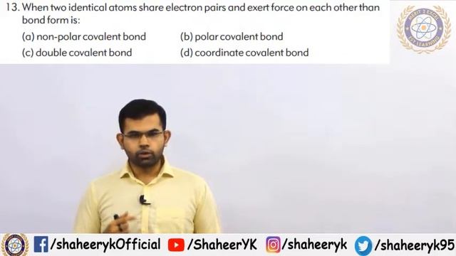 Exercise MCQs - Chapter 4 Chemical Bonding || Class 9 Chemistry || Sindh Board || by ykSir смотреть онлайн