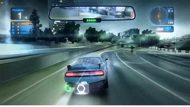 Blur Game - LA Downtown @ Harbor Freeway - Challenger смотреть онлайн