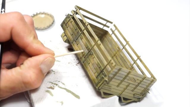 painting wood on scale model смотреть онлайн