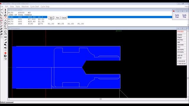 4 G code canned cycles as used in 25 y/o cnc lathe cad cam software. смотреть онлайн