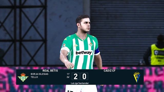 ⚽ Real Betis vs Cadiz ⚽ | La Liga (20/08/2021) | PES 2021 смотреть онлайн