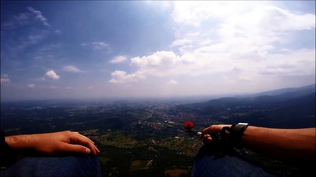 VOLA SOLO CHI OSA FARLO | parapendio GoPro hero 4 black смотреть онлайн