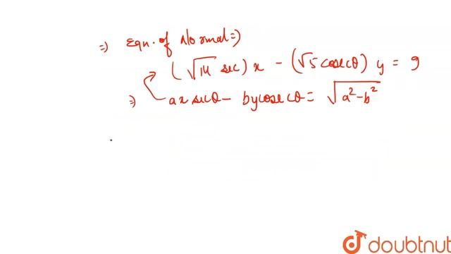 If the normal at the point `P( theta)` to the ellipse `(x^(2))/(14)+(y^(2))/(5)= смотреть онлайн