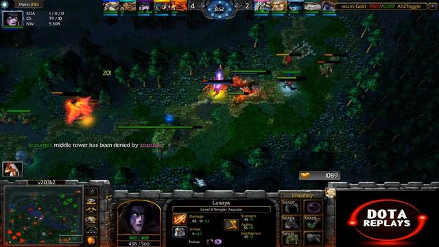 DotA - Zozozoe VS Arthas (God Of ASIA X God Of SA) смотреть онлайн
