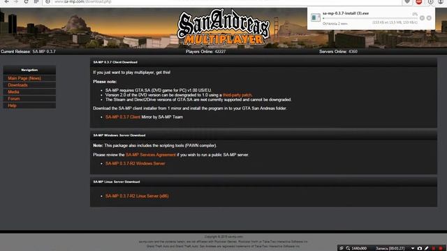[ТУТОРИАЛ]Как скачать GTA SANAANDREAS MULTIPLAER смотреть онлайн