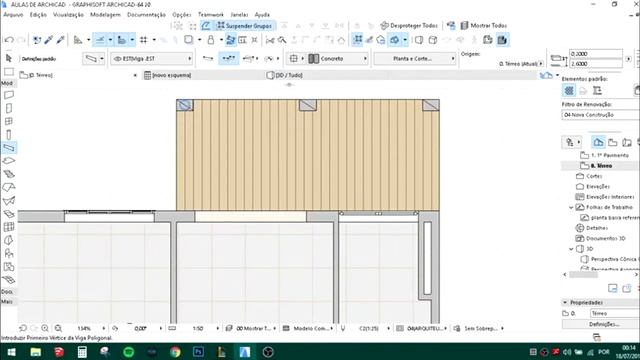 ARCHICAD 20 | AULA 07 - MODELAGEM [VIGAS+DISPOR ELEMENTOS] смотреть онлайн