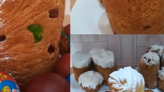 Ейск ! Архивное видео ! Куличи крафины, первый опыт и творожные куличи, рецепты в описании ! смотреть онлайн