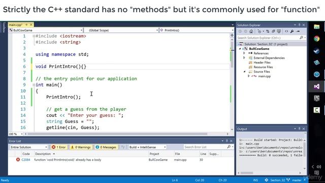 [Udemy UE4 C++] 019 Simplifying With Functions смотреть онлайн