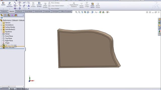 01 Intro to SolidWorks 11 Performance Settings смотреть онлайн