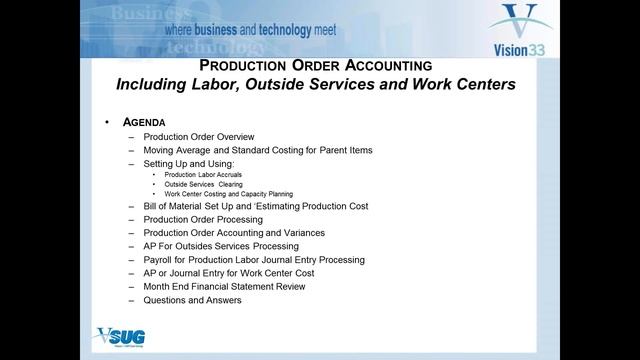 Wednesday Web Chat: Production Order Accounting in SAP Business One смотреть онлайн