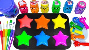 ФИГУРКИ ИЗ ЦВЕТНОГО СЛАЙМА ВИДЕО ДЛЯ ДЕТЕЙ КАНАЛ ИГРАЛКИ-ЗАЛИПАЛКИ