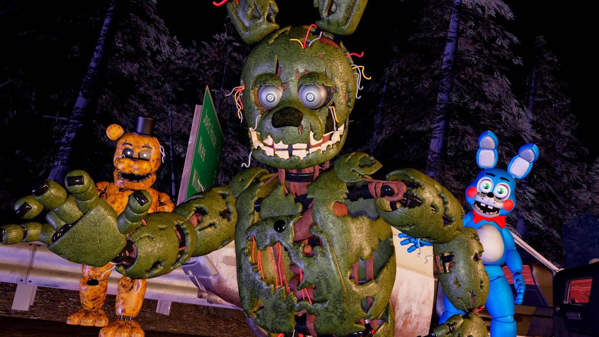 [FNAF SFM] Со Спрингбонни случилось что-то плохое (Приключения Спрингтрапа) смотреть онлайн