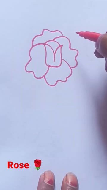 rose drawing! Beautiful rose 🌹# Rose #learn #Roses horts #Sketching shorts #youtube shorts #shorts смотреть онлайн