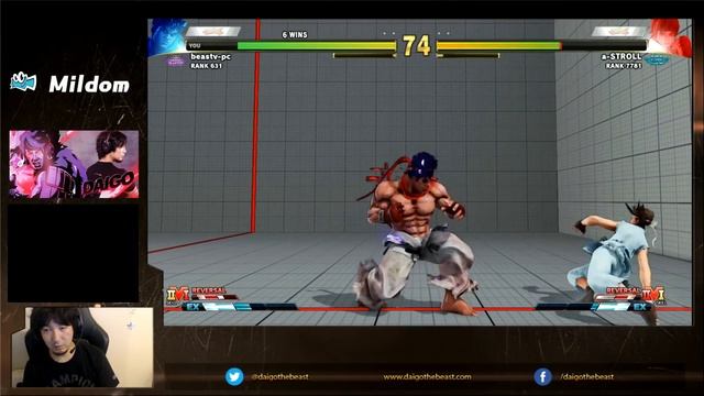 【BeasTV Highlight】 8/6/2020 Street Fighter V カゲ Kage смотреть онлайн