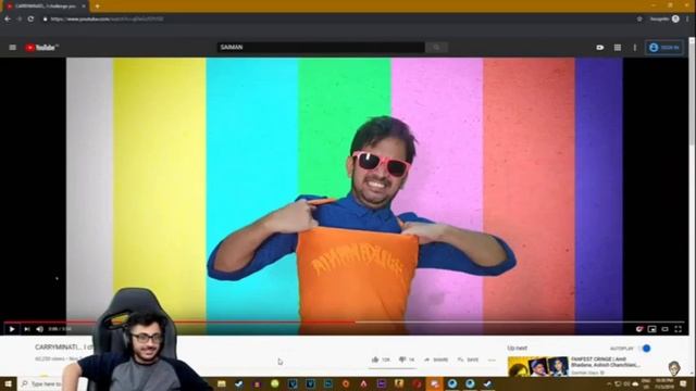 Carry Minati vs Saiman says , Carry Minati reacts to Saiman Says challenge смотреть онлайн