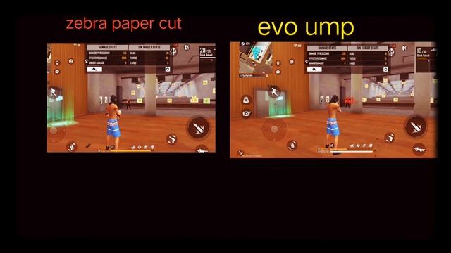 zebra paper cut ump vs evo ump #lokeshgamer смотреть онлайн