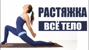РАСТЯЖКА НА ВСЕ ТЕЛО. Динамическая Растяжка. Утренняя Растяжка Спины. Йога chilelavida Елена Малова
