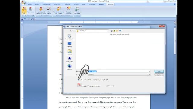 Adobe Acrobat - How to make a PDF from a Word doc Tutorial смотреть онлайн