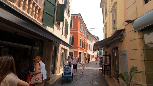 4K Italy Peschiera del Garda Verona Gardasee Street Walk Lago di Garda View 2 смотреть онлайн
