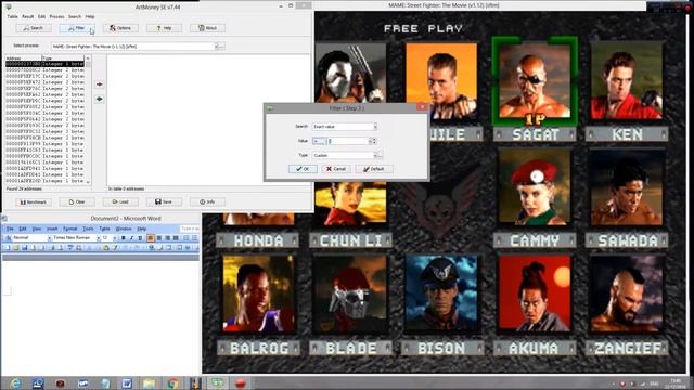 HHBCFG Part 5: How to hack Super Bison in the arcade version of Street Fighter The Movie. смотреть онлайн