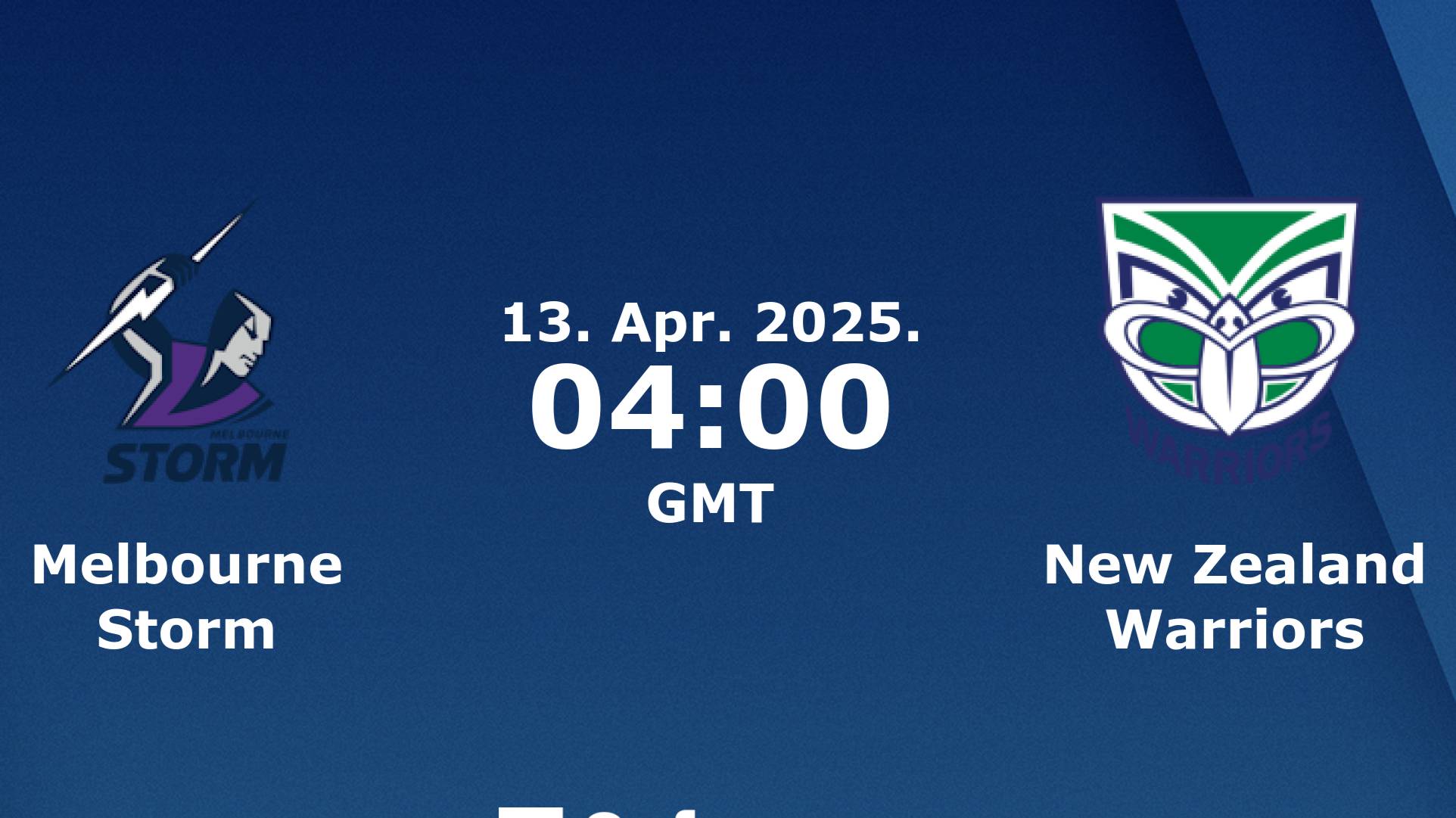 13.04.2025 | Мельбурн Сторм - Уорриорз | Melbourne Storm - New Zealand Warriors