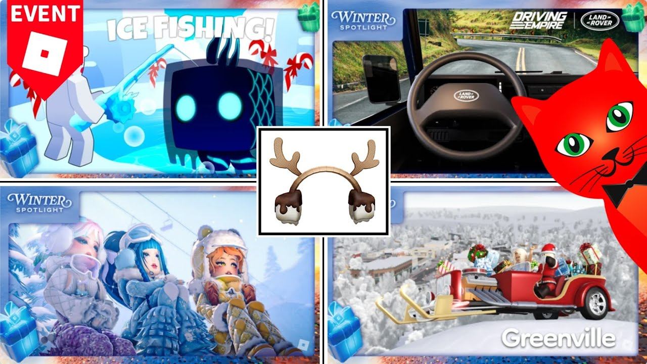 #2 БЕСПЛАТНЫЕ РОГА + 4 ПРОХОЖДЕНИЯ ИГРЫ в ивенте Зимний прожектор Роблокс | Winter Spotlight roblox смотреть онлайн