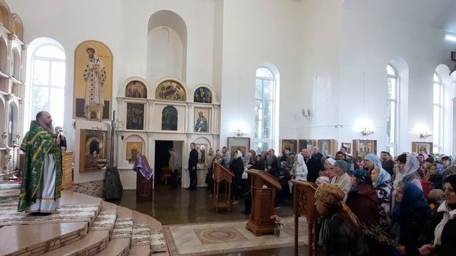 Слово после праздничной литургии 13.04.25 г. смотреть онлайн