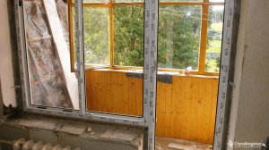 Как установить балконный блок своими руками