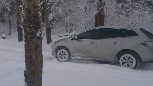 Mazda CX-7 snow смотреть онлайн