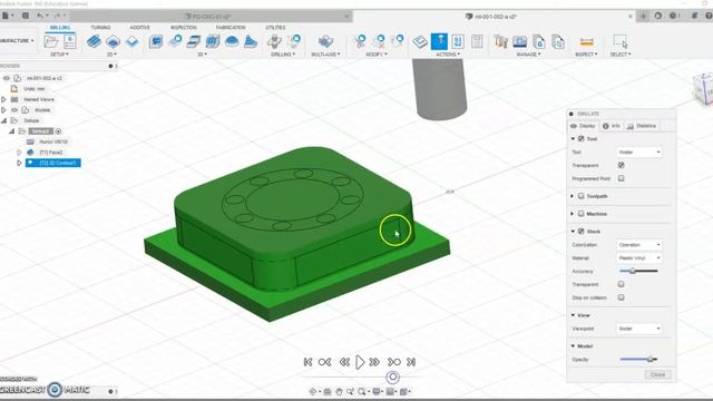 CNC lab 2 FUSION 360 смотреть онлайн