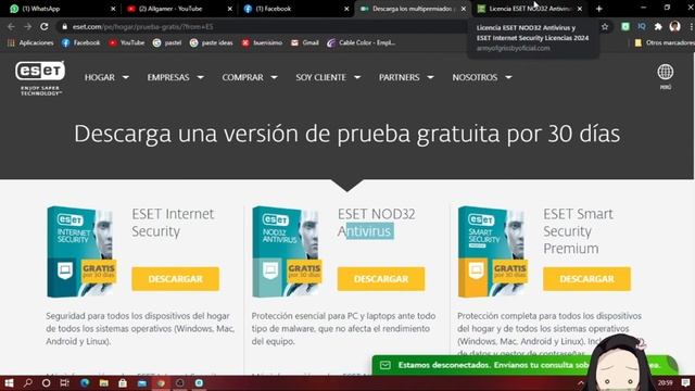 Como instalar eset nod32---antivirus смотреть онлайн