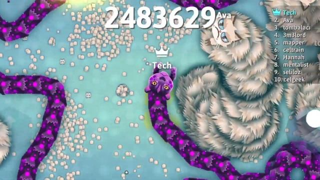 WOW! Snake.io Game🐍Mishipeshu Snake Eat Biggest Snake Point In The Lobby🐍Best Epic Crazy Snake Game смотреть онлайн