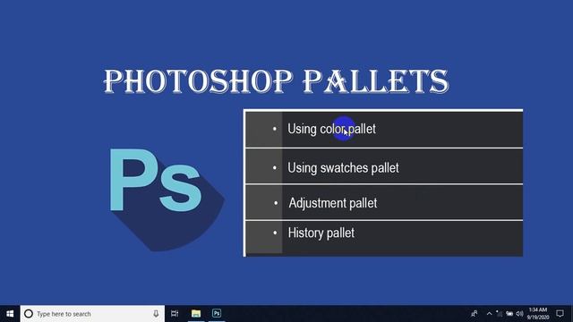 PHOTOSHOP PALLETS | Color , Adjustment And History Pallet 03 смотреть онлайн