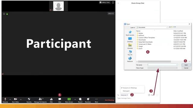 How to Send Files in a Zoom Meeting смотреть онлайн