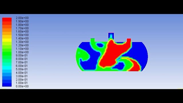 FLUENT ANALYSIS VIDEO AND ANIMATION OF OIL STORAGE TANK