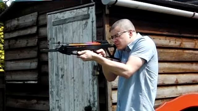 Recurve Crossbow - slow motion video смотреть онлайн