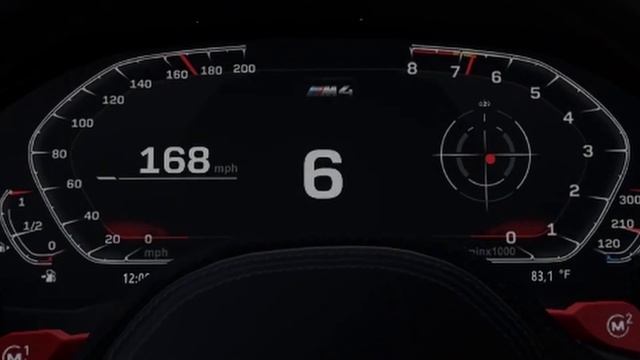 BMW M4 COMPETITION 2022 (G82) TOP SPEED RUN смотреть онлайн