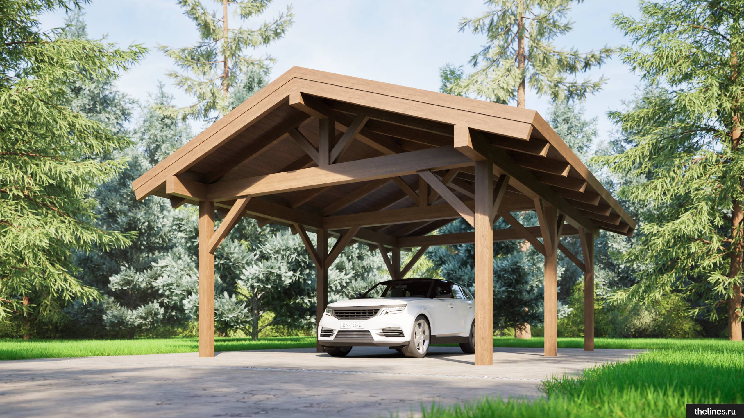 CARPORT НАВЕС | By Thelines.ru