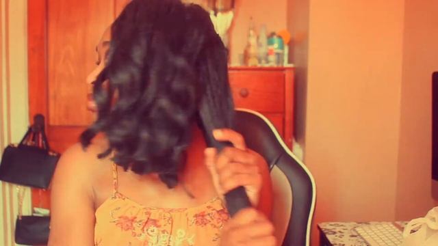 Transforming old Crochet Braids into a cute BOB! смотреть онлайн