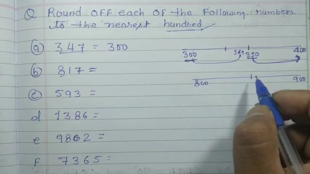 Round off each of the following number to nearest hundred смотреть онлайн