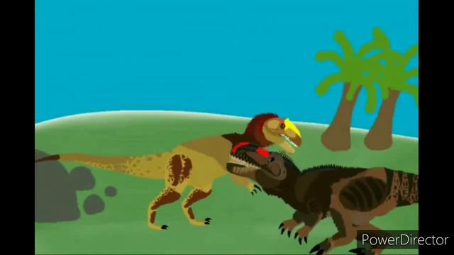 My first Video!| Allosaurus vs Giganotosaurus | Аллозавр против Гиганотозавра | смотреть онлайн