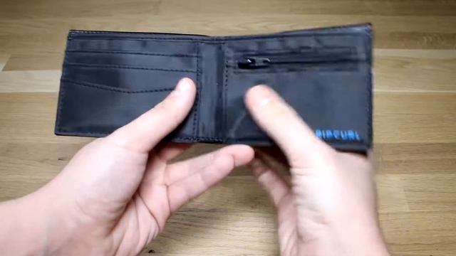 Rip Curl Flow PU Slim Faux Leather Wallet in Blue смотреть онлайн