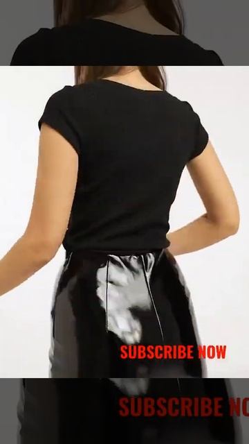 Black shiny leather leggings#Short смотреть онлайн